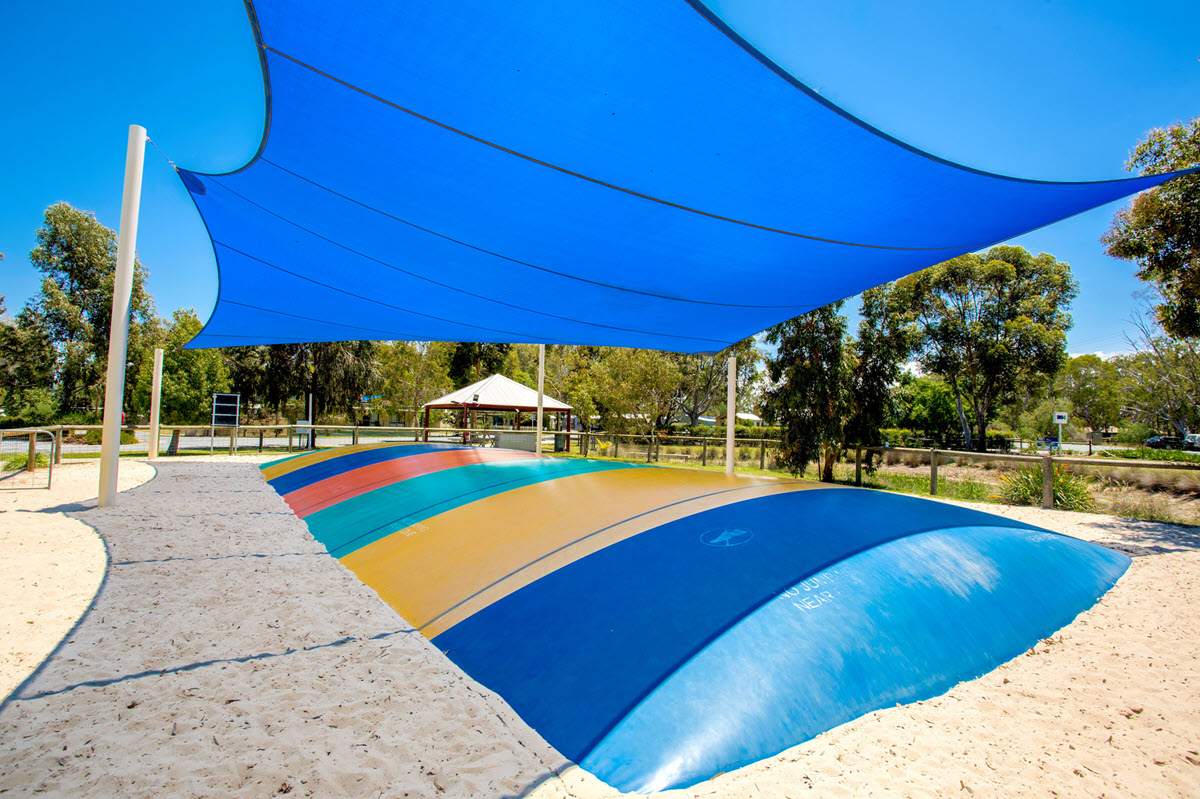 Who doesn't love a Jumping Pillow >>BIG4 Deniliquin Holiday Park